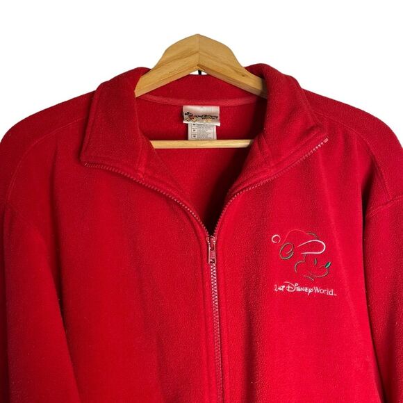 Walt Disney World Unisex Full Zip Fleece Jacket Size M - Picture 1 of 9
